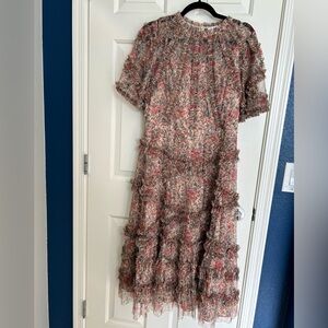 Mac Duggal Multicolor Floral Dress